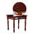 Grenoble Solidwood 2 Seater Dining Table - left_view