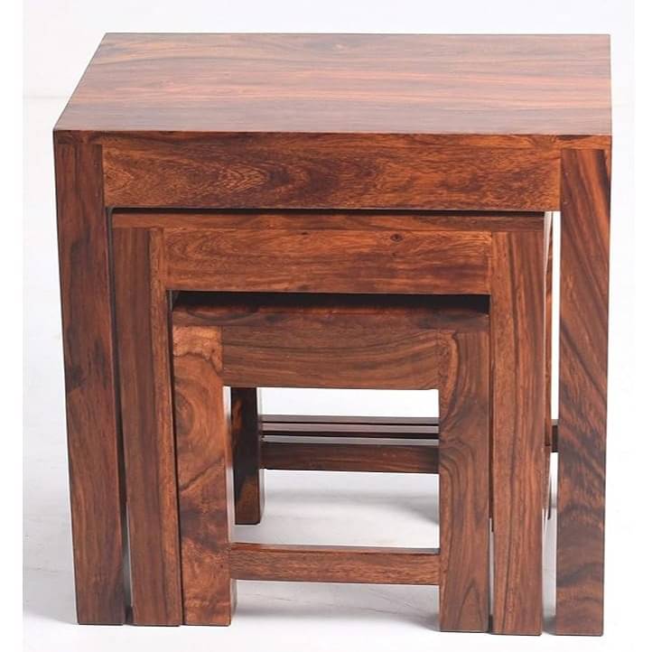 Sapa Solid Sheesham Wood Nesting Table