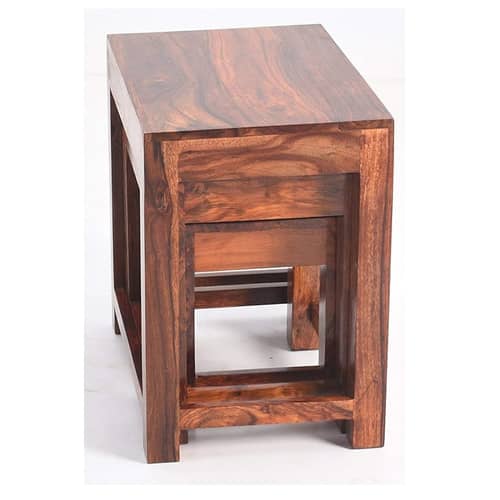 Sapa Solid Sheesham Wood Nesting Table