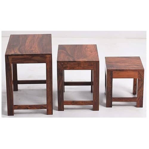 Sapa Solid Sheesham Wood Nesting Table