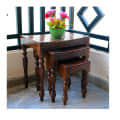Tauras Solid Sheesham Wood Nesting Table - photo