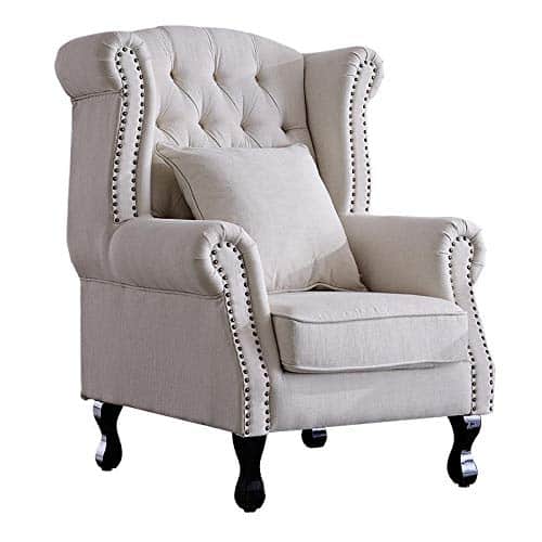 Aviana Wooden Arm Chair - front_view