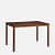 Elise 4 Seater Dining Set in Antique Cherry Finish - front_view
