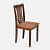 Elise 4 Seater Dining Set in Antique Cherry Finish - left_view