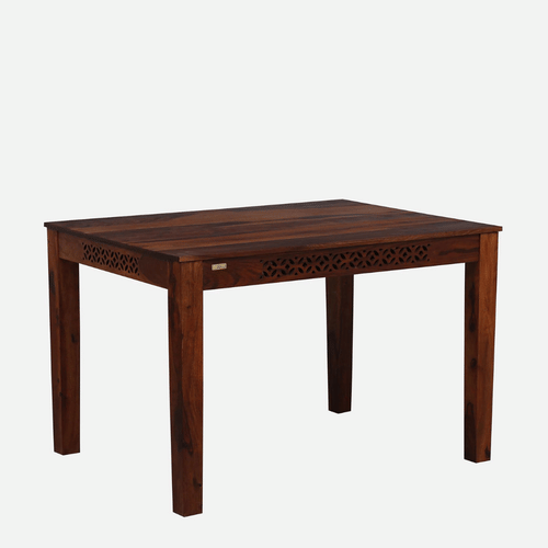 4 Seater Dining Set In Honey Oak Finish