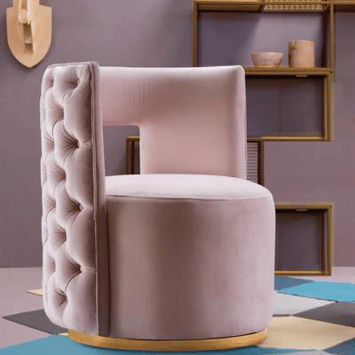 Tufted Swivel Club Chair