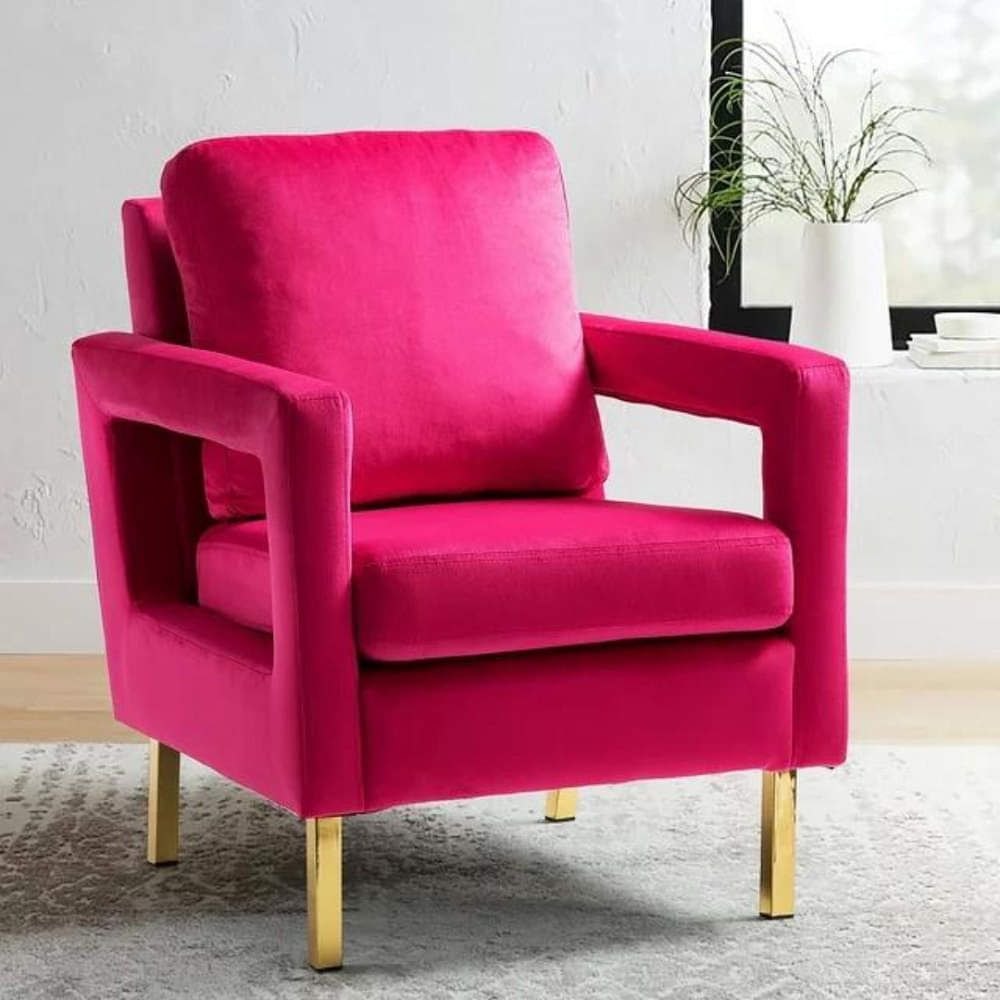 Modway Upholstery Armchair With Metal Legs - photo