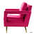 Modway Upholstery Armchair With Metal Legs - rear_view