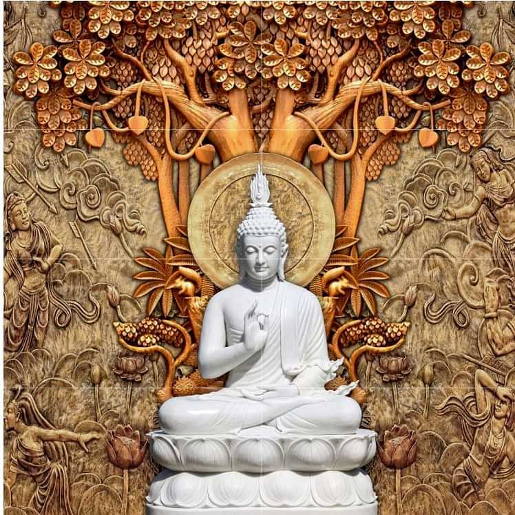 Buddha Wall Tile - photo