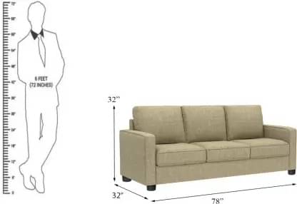 Tauras 3+1+1 Wooden Sofa