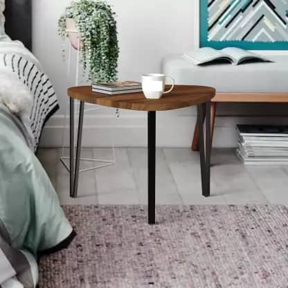 Barcelona Solid Sheesham Wood Nesting Table for Living Room