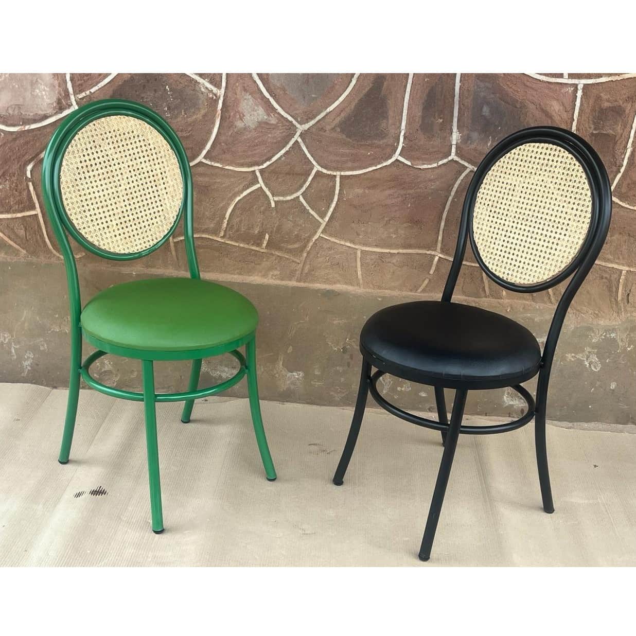 Orleans Metal Cafe Chair - rear_view