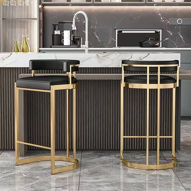 Bristol Premium Gold Metal Counter Bar Stool