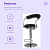 Bristol Metal Bar Stool - rear_view
