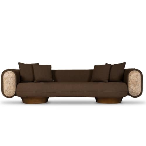 Barcelona Arm Wooden Sofa