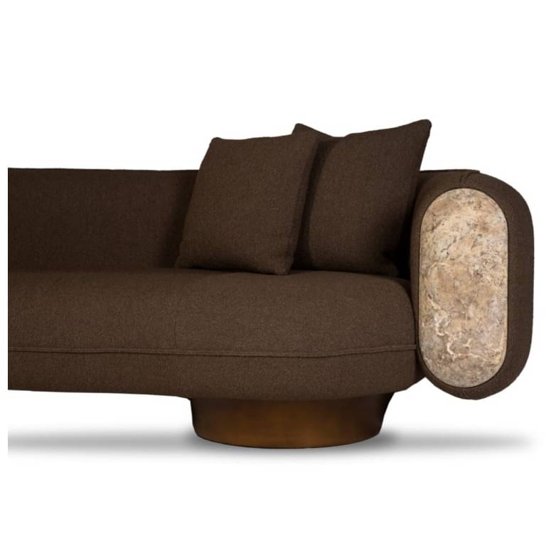Barcelona Arm Wooden Sofa