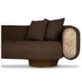 Barcelona Arm Wooden Sofa - top_view