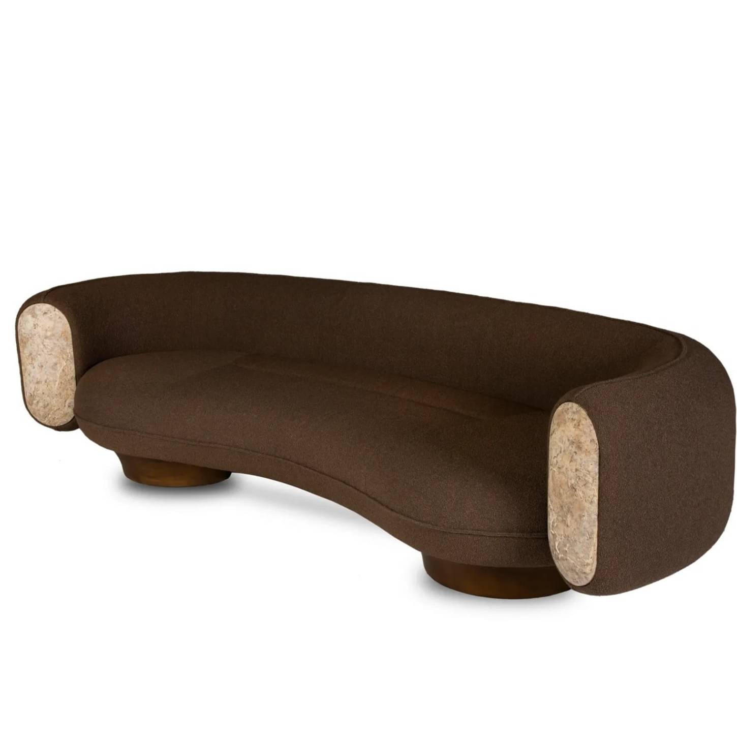 Barcelona Arm Wooden Sofa