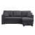 Paddington L shape sofa cum bed - front_view
