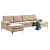 Tauras U shape sofa - right_view