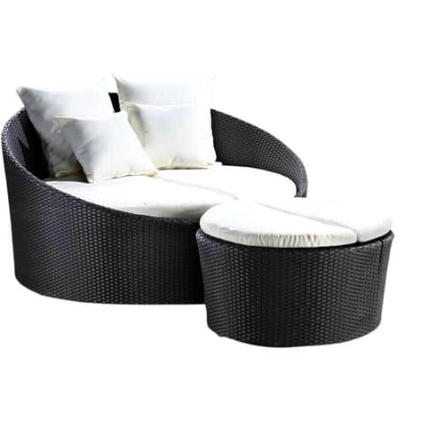 Damask Round Sofa Daybed Set