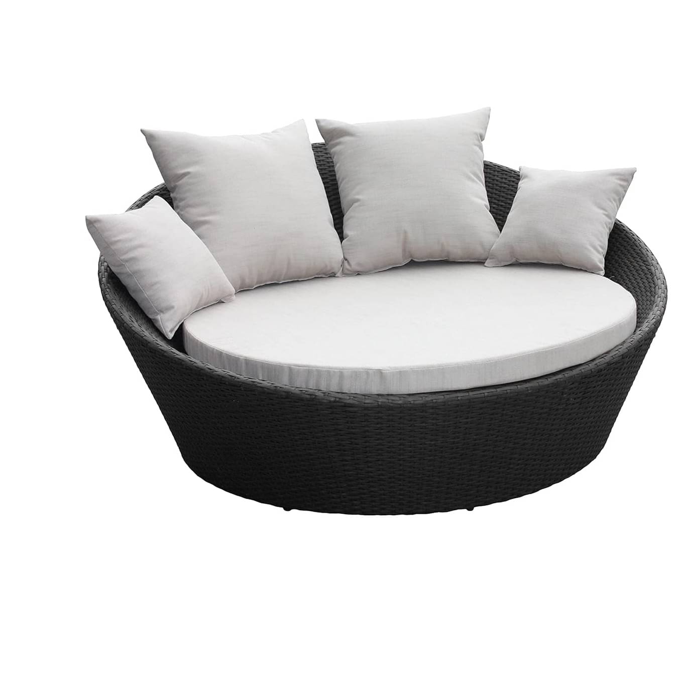 Damask Round Sofa Daybed Set