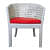 Orleans 4+1 Chair Set  Furniture Wicker Waving with Cushions - front_view