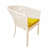 Orleans 4+1 Chair Set  Furniture Wicker Waving with Cushions In Yellow Colour - right_view
