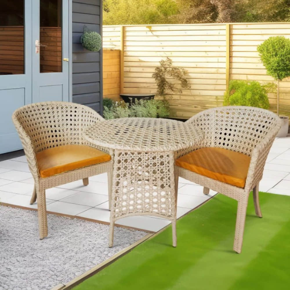 Wicker sofa set outdoor Furniture - photo