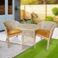 Wicker sofa set outdoor Furniture - photo