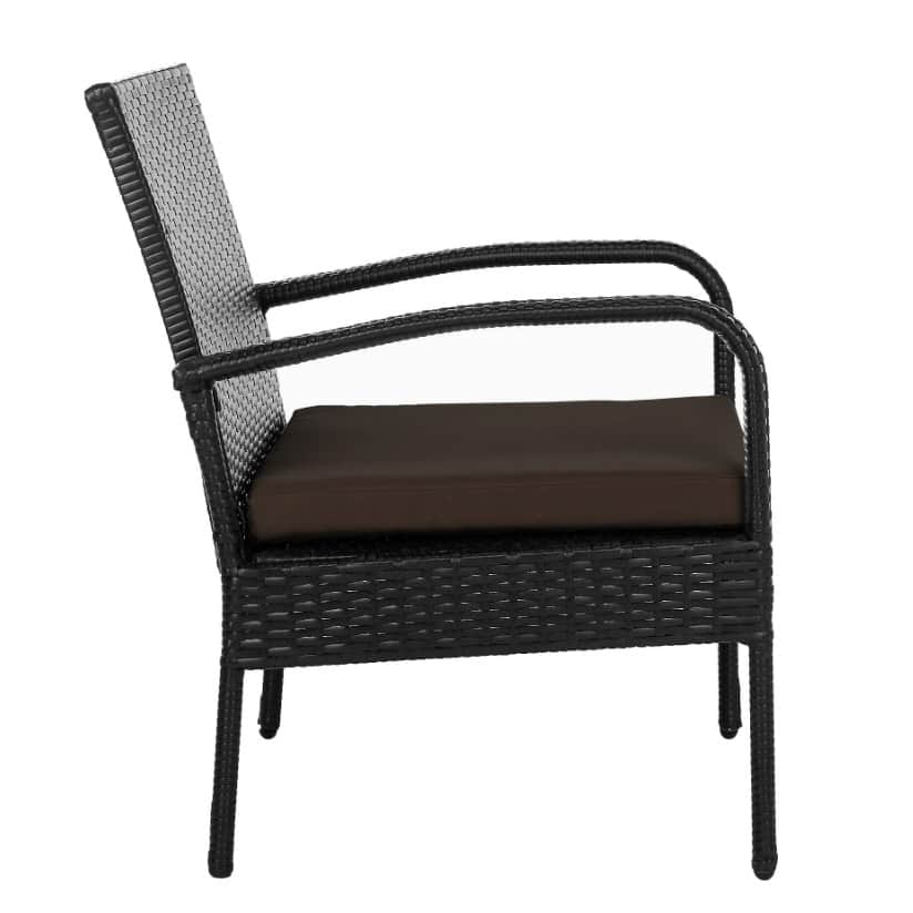 Herrin 2+1 Wicker sofa set outdoor Furniture - rear_view