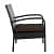 Herrin 2+1 Wicker sofa set outdoor Furniture - rear_view
