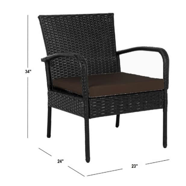 Herrin 2+1 Wicker sofa set outdoor Furniture - left_view