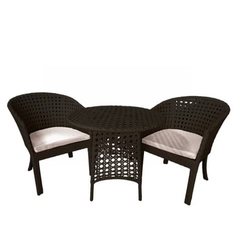 Bristol 2+1 Wicker sofa set outdoor Furniture Wicker Waving with Cushions