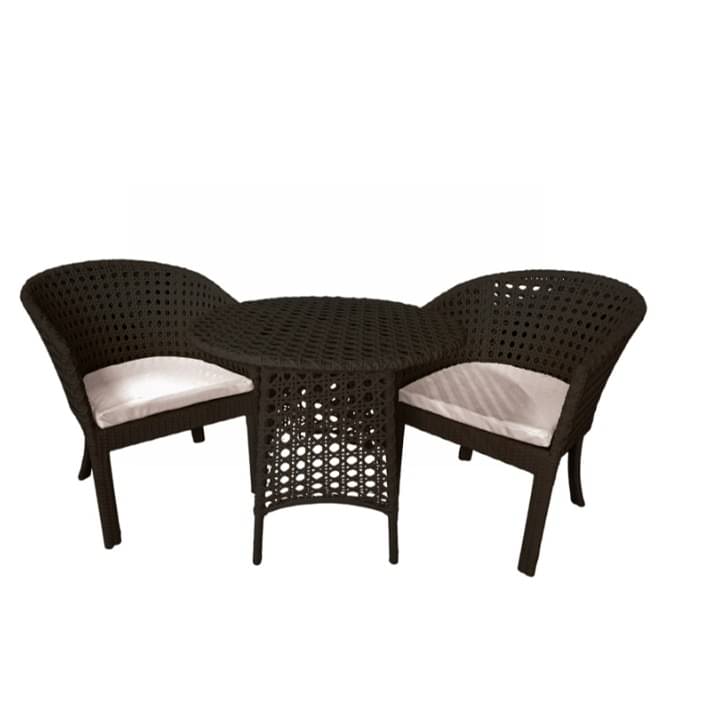 Bristol 2+1 Wicker sofa set outdoor Furniture Wicker Waving with Cushions