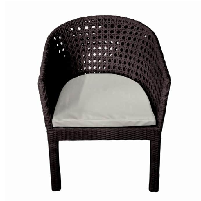 Bristol 2+1 Wicker sofa set outdoor Furniture Wicker Waving with Cushions - top_view