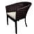 Bristol 2+1 Wicker sofa set outdoor Furniture Wicker Waving with Cushions - left_view