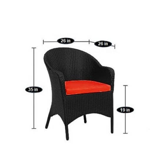 Rhythm 2+1 Wicker sofa set