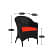 Rhythm 2+1 Wicker sofa set - rear_view