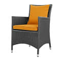 Wicker Chair set outdoor Furniture I Wicker Waving  with Cushions pillow - left_view