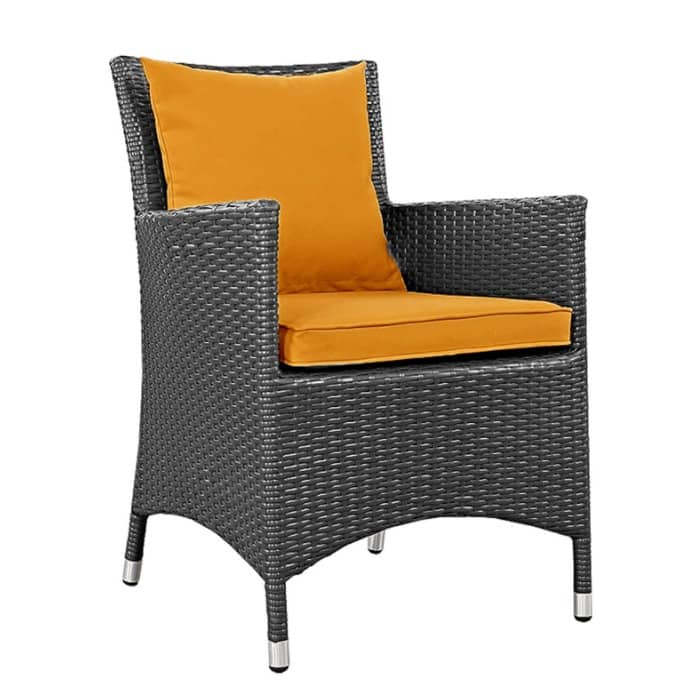 Wicker Chair set outdoor Furniture I Wicker Waving  with Cushions pillow