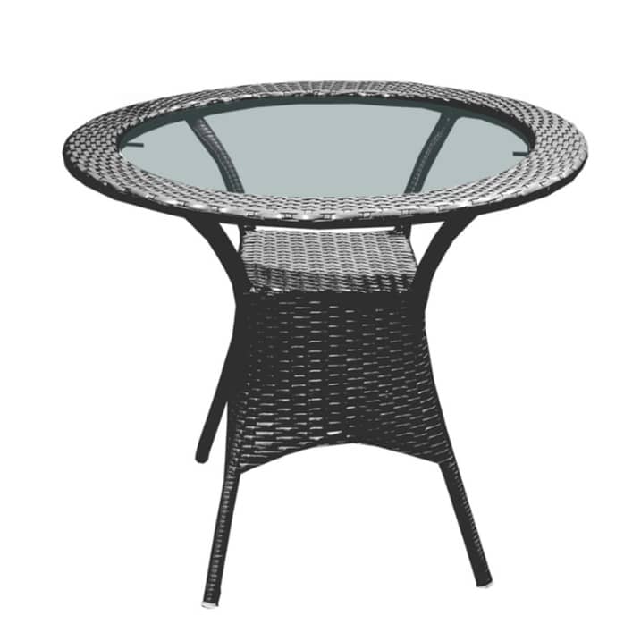 Wicker Chair set outdoor Furniture I Wicker Waving  with Cushions pillow