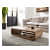 Solid Acacia Wood Coffee Table | Wooden Sofa Table with Open Storage |Center Table for Drawing Room | Coffee Table for Living, Natural Finish - photo
