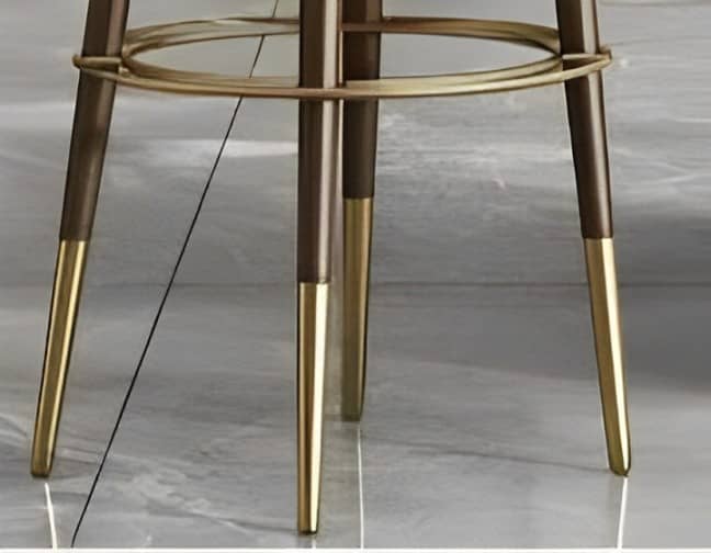 Anthrax Luxurious Velvet Upholstery Bar Stool