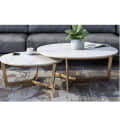 Morgen Stark Nesting Tables in PVD Gold finish - front_view