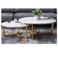 Morgen Stark Nesting Tables in PVD Gold finish - left_view