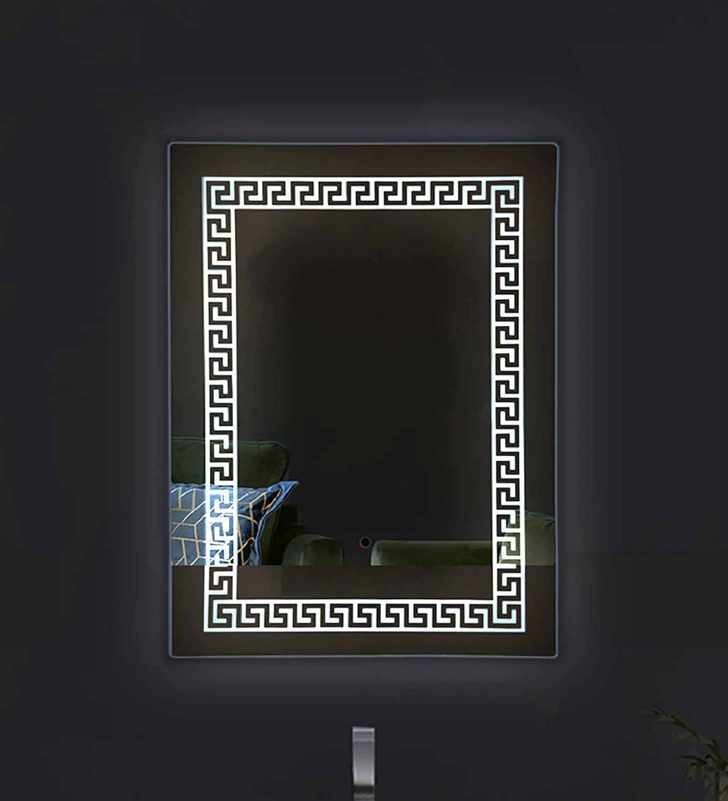 LED MIRROR 30x30 ANTI FOG RECTANGLE WITH DUAL TOUCH