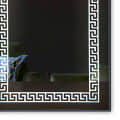 LED MIRROR 30x30 ANTI FOG RECTANGLE WITH DUAL TOUCH - top_view