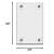 LED MIRROR 30x30 ANTI FOG RECTANGLE WITH DUAL TOUCH - rear_view