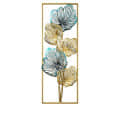 Orleans Rectangular Shape Floral Metal Wall Art, Set of 2 - top_view